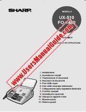 View FO-1460/UX-510 pdf Operation Manual, Italian