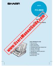 Voir FO-2600 pdf Manuel d'utilisation, anglais