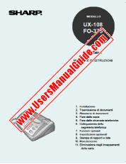 Ver FO-375/UX-108 pdf Manual de Operación, Italiano