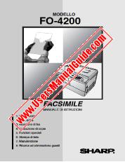 Ansicht FO-4200 pdf Bedienungsanleitung, Italienisch