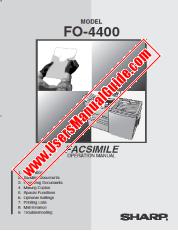 Voir FO-4400 pdf Manuel d'utilisation, anglais