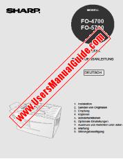Ver FO-4700/FO-5700 pdf Manual de operación alemán