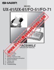 Vezi UX-41/61 pdf Manual de utilizare, engleză arabă