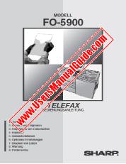 View FO-5900DE pdf Operation Manual, extract of language German