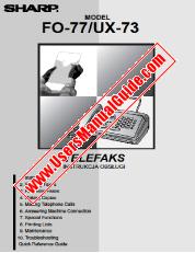 Vezi FO-77/UX-73 pdf Manual de utilizare, engleză