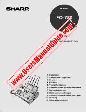 Vezi FO-780 pdf Manual de utilizare, germană