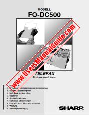 Ver FO-DC500 pdf Manual de Operación, Alemán