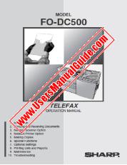 Ansicht FODC500 pdf Bedienungsanleitung, Englisch