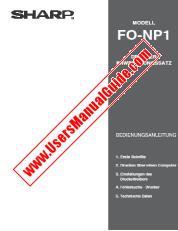 Voir FO-NP1 pdf Manuel d'utilisation, l'allemand