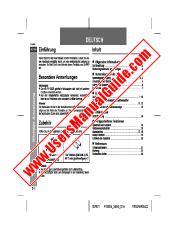 View FV-DB2E pdf Operation Manual, extract of language German