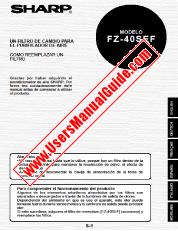 Ansicht FZ-40SEF pdf Bedienungsanleitung, Auszug der Sprache Spanisch
