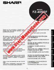 Ansicht FZ-40SEF pdf Bedienungsanleitung, Englisch Deutsch Französisch Spanisch Italienisch Niederländisch