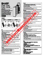 Ver FZ-550HF/CF/KF/S51SEF pdf Manual de operación, inglés, francés, alemán, español, italiano, holandés, ruso, japonés