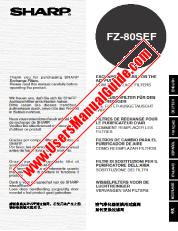 View FZ-80SEF pdf Operation Manual, English German French Spanish Italian Dutch