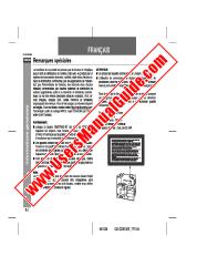 Ver GX-CD5100W pdf Manual de operaciones, extracto de idioma francés.