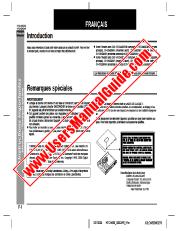 Vezi HT-CN400DVW/CN500DVW pdf Manual de funcționare, extractul de limba franceză