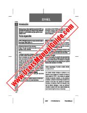 Ansicht HT-M700H pdf Bedienungsanleitung, Auszug der Sprache Spanisch