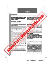 Ansicht HT-M700H pdf Bedienungsanleitung, Auszug aus Sprache Französisch