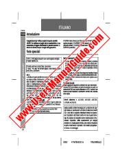 Voir HT-M700H pdf Operation-Manual, extrait de langue italienne