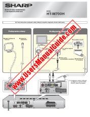 Ver HT-M700H pdf Manual de funcionamiento, guía rápida para HT-M700H, polaco