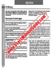 Ansicht HT-M750H pdf Bedienungsanleitung, Auszug aus Sprache Deutsch