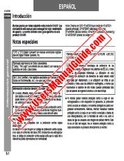 View HT-M750H pdf Operation Manual, extract of language Spanish
