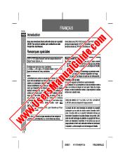 Vezi HT-X15H pdf Manual de funcționare, extractul de limba franceză
