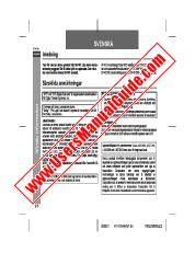 View HT-X15H pdf Operation Manual, extract of language Swedish