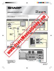 Ver HT-X18HR pdf Manual de operación, guía rápida, ruso
