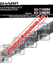 Ansicht IQ-7100M/7300M pdf Bedienungsanleitung, deutsch