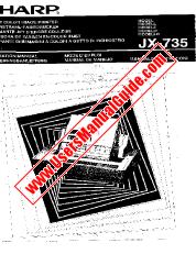 Ansicht JX-735 pdf Bedienungsanleitung, Englisch