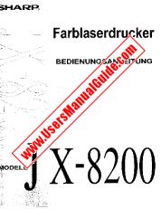 Vezi JX-8200 pdf Manual de utilizare, germană