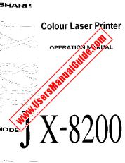 Vezi JX-8200 pdf Manual de utilizare, engleză