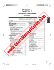 Ver LC/TU-65GD1E pdf Manual de Operación, Alemán