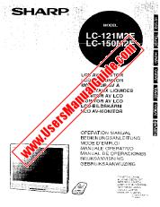 Ver LC-121M2E/150M2E pdf Manual de operación, extracto de idioma holandés.