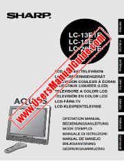 View LC-13/15/20E1E pdf Operation Manual, extract of language german