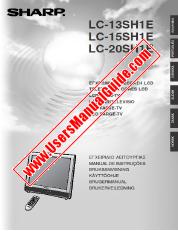 Ver LC-13/15/20SH1E pdf Manual de operación, extracto de idioma danés
