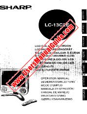 View LC-13C2E pdf Operation Manual, extract of language German