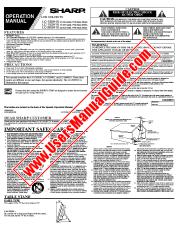 Vezi LC-13SH1U/15SH1U/20SH1U pdf Manual de utilizare, engleză