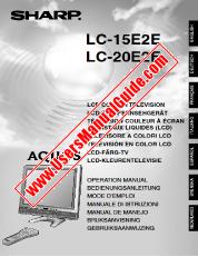 Ansicht LC-15E2E/20E2E pdf Bedienungsanleitung, Englisch