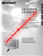 Ansicht LC-15/20SH2E pdf Bedienungsanleitung, Auszug aus Sprache Tschechisch