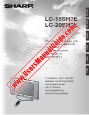 Ansicht LC-15/20SH2E pdf Bedienungsanleitung, Auszug der Sprache Portugiesisch