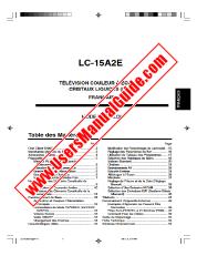 Ansicht LC-15A2E pdf Bedienungsanleitung, Französisch