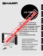 Ver LC-15B2E pdf Manual de operación, extracto de idioma alemán.