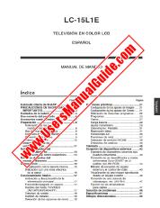Ansicht LC-15L1E pdf Bedienungsanleitung, Spanisch