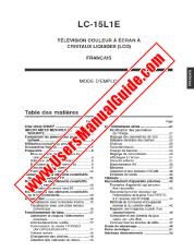 Vezi LC-15L1E pdf Manual de utilizare, franceză