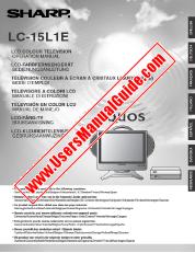 Ver LC-15L1E pdf Manual de Operación, Inglés