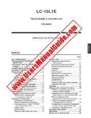 Ansicht LC-15L1E pdf Bedienungsanleitung, Italien