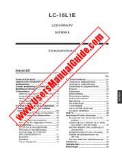Ansicht LC-15L1E pdf Bedienungsanleitung, Schwedisch