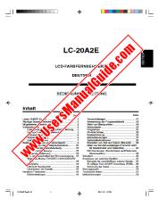 Vezi LC-20A2E pdf Manual de utilizare, germană